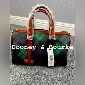 Dooney & Bourke leather barrel satchel
